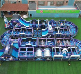 CR2-328 Corrida Desafiadora com Tema Espacial Gigante de Curso de Obstáculos Inflável