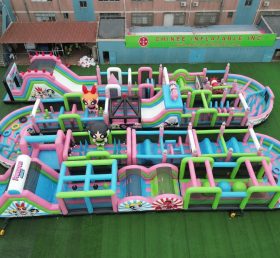 CR2-330 Corrida Desafiante Gigante Inflável com Tema das Meninas Superpoderosas