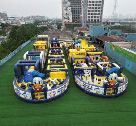 CR2-346 Corrida Desafiadora Gigante de Obstáculo Inflável com Tema do Pato Donald