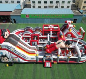 CR2-360 Corrida Desafiadora com Tema Astro Boy Curso de Obstáculos Inflável Gigante