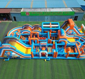 CR2-365 Corrida Desafiante Gigante de Obstáculos Infláveis com Tema Blippi Wonders