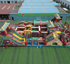 CR2-371 Pista de Obstáculos Gigante Inflável no Estilo Chinês