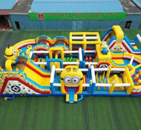 CR2-410 Corrida Desafiadora com Tema dos Minions Grande Curso de Obstáculos Inflável