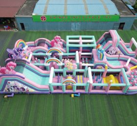 CR2-414 Corrida Desafiadora Gigante Inflável com Tema My Little Pony