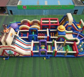 CR2-419 Pista Desafiadora Gigante Inflável com Tema de One Piece