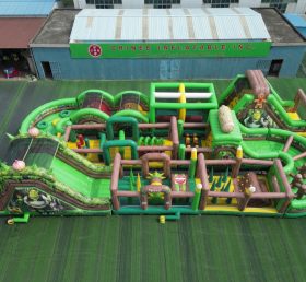 CR2-433 Pista Desafiadora Gigante Inflável com Tema Shrek