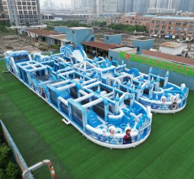 CR2-44 Corrida Desafiadora Gigante Inflável com Tema Frozen