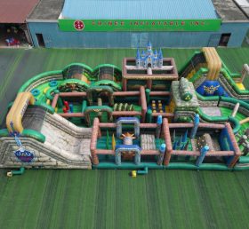 CR2-450 Curso de Obstáculos Inflável Gigante de Corrida Desafiadora com Tema de The Legend of Zelda