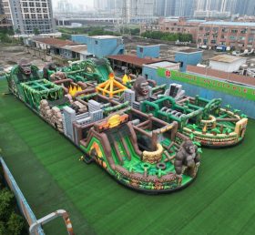 CR2-55 Corrida Desafiadora Tema King Kong Gigante Percurso de Obstáculos Inflável
