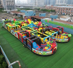 CR2-7 Pista Desafiadora Gigante Inflável com Tema Angry Birds