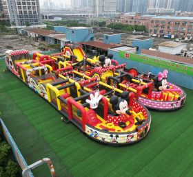 CR2-72 Corrida Desafiadora Gigante de Obstáculos Infláveis com Tema Mickey & Minnie