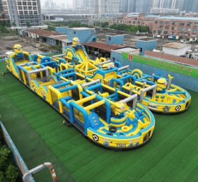 CR2-76 Pista Gigante de Obstáculos Inflável Desafiadora com Tema Minions