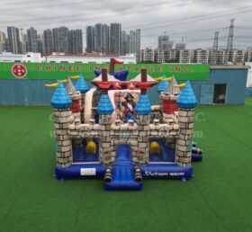 T5-3038 Castelo Inflável Tema Piratas