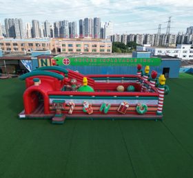T6-5602 Cidade Divertida Inflável Trem de Natal