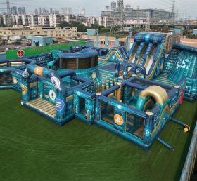 GF3-133 Parque Inflável com Tema de Criptomoeda