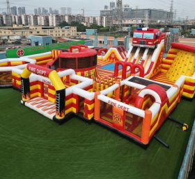 GF3-150 Parque Inflável Temático de Caminhão de Bombeiros