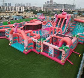 GF3-151 Parque Inflável Tema Flamingo