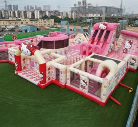GF3-164 Parque Inflável Tema Hello Kitty