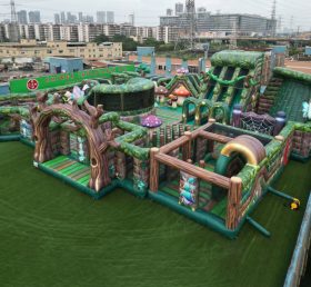 GF3-180 Parque Inflável Tema Floresta Mágica