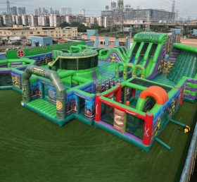 GF3-197 Parque Inflável Tema Tartarugas Ninja