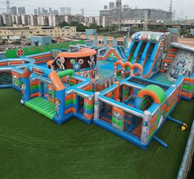 GF3-224 Parque Inflável Tema Rusty Rivets