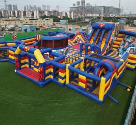 GF3-243 Parque Inflável Tema Superman