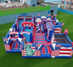 GF3-281 Parque Inflável com Tema Estilo Americano