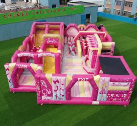 GF3-285 Parque Inflável Tema Barbie