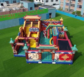 GF3-299 Parque Inflável com Tema Estilo Chinês