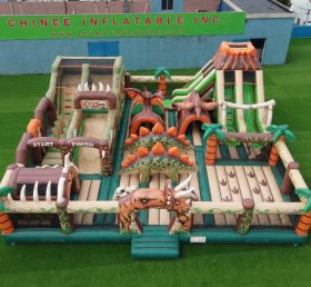 GF3-309 Parque Inflável com Tema de Dinossauro