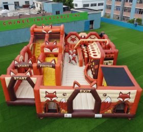 GF3-327 Parque Inflável Tema Raposa
