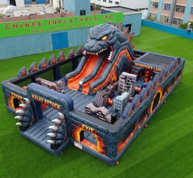 GF3-331 Parque Inflável com Tema Godzilla