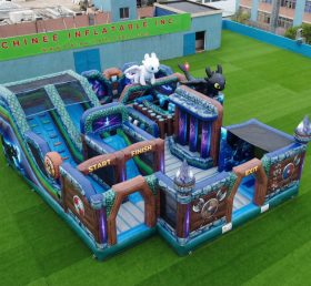 GF3-340 Parque Inflável com Tema Como Treinar o Seu Dragão