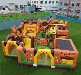 GF3-342 Parque Inflável com Tema de Canguru