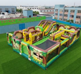 GF3-361 Parque Inflável com Tema de Macaco