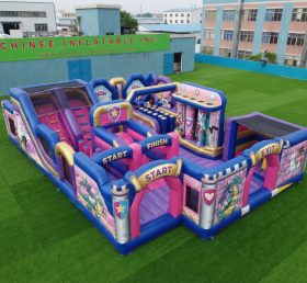 GF3-367 Parque Inflável com Tema Nella Cavaleira