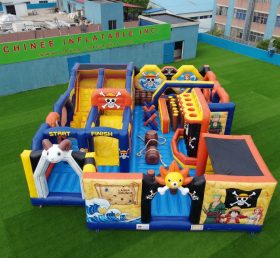 GF3-370 Parque Inflável com Tema One Piece