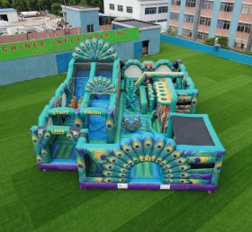 GF3-375 Parque Inflável com Tema de Pavão