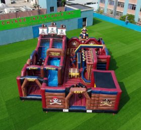 GF3-380 Parque Inflável com Tema de Piratas