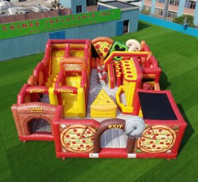 GF3-381 Parque Inflável com Tema de Pizza