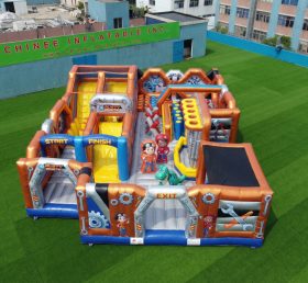 GF3-394 Parque Inflável Temático Rusty Rivets