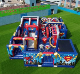 GF3-412 Parque Inflável com Tema de Super-herói