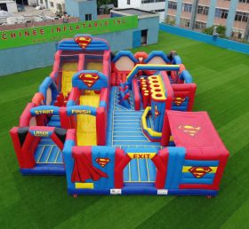 GF3-413 Parque Inflável Tema Superman
