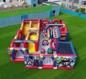 GF3-417 Parque Inflável com Tema dos Vingadores