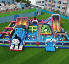 GF3-424 Parque Inflável com Tema Thomas & Friends