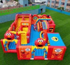 GF3-425 Parque Inflável com Tema Tickle Me Elmo
