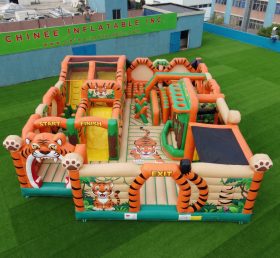 GF3-426 Parque Inflável com Tema de Tigre