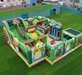 GF3-436 Parque Inflável com Tema de Tartaruga