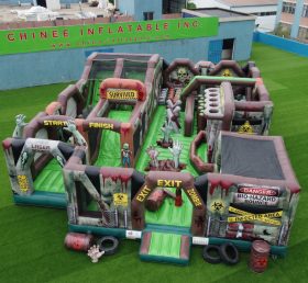 GF3-446 Parque Inflável Tema Zumbi