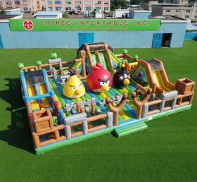 GF3-449 Parque Inflável com Tema Angry Birds